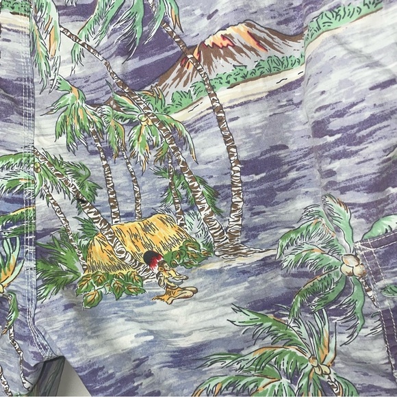 Polo Ralph Lauren Mens Swim Trunks Board Shorts Palm Tree Beach Hawaiian Surfer - Picture 3 of 12